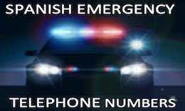 Emergency contact numbers in Spain Emergency contact numbers in Spain